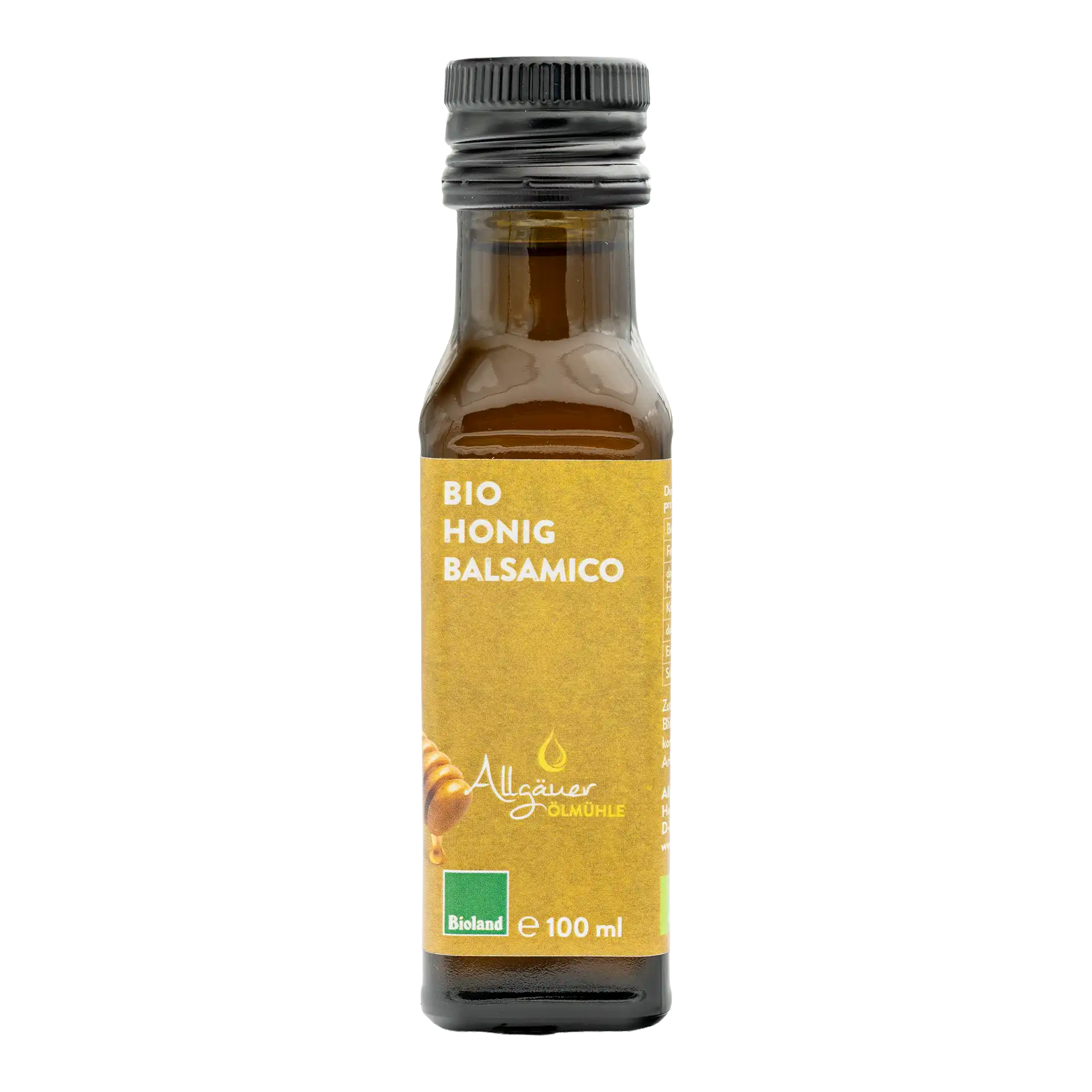 Allgäuer Ölmühle Bio Honigbalsamico 100 ml Flasche