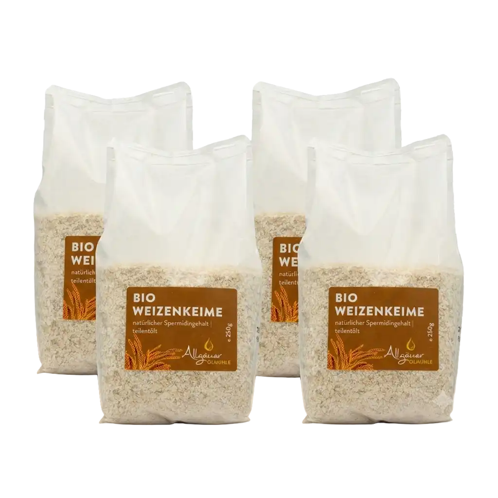 SONDERAKTION: 4er Bundle Bio Weizenkeime 250 g