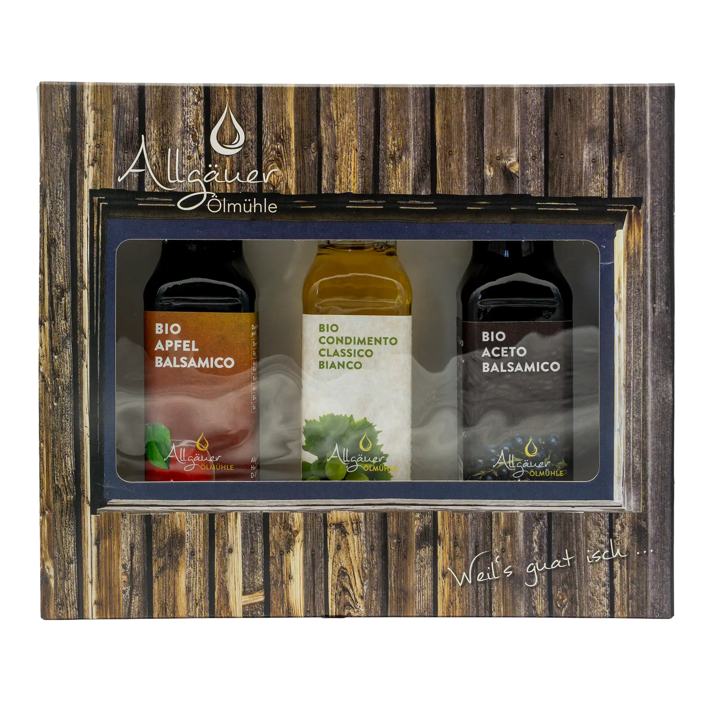 Allgäuer Ölmühle Bio Genießerbox Essige 3 x 100 ml