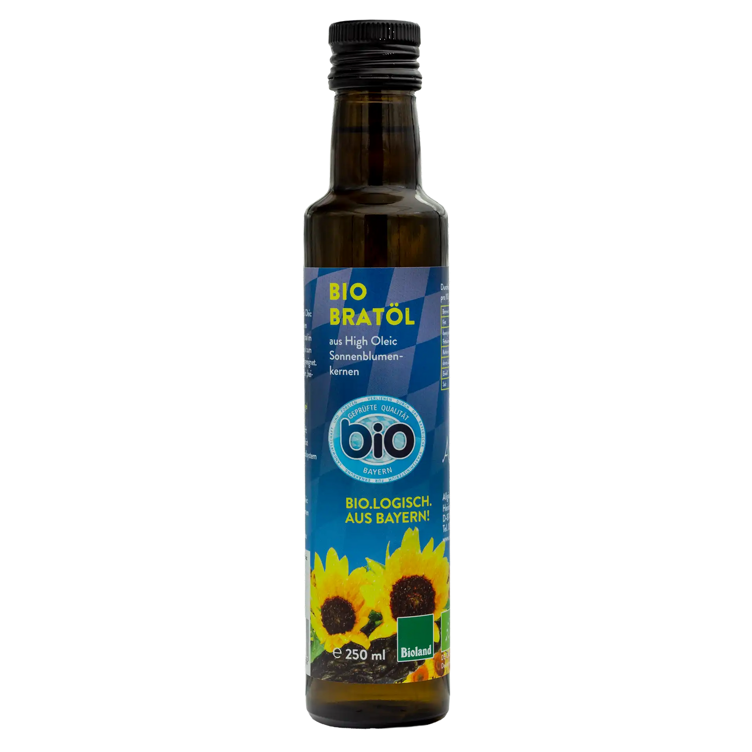 Allgäuer Ölmühle Bayern Bio Bratöl 250 ml Flasche