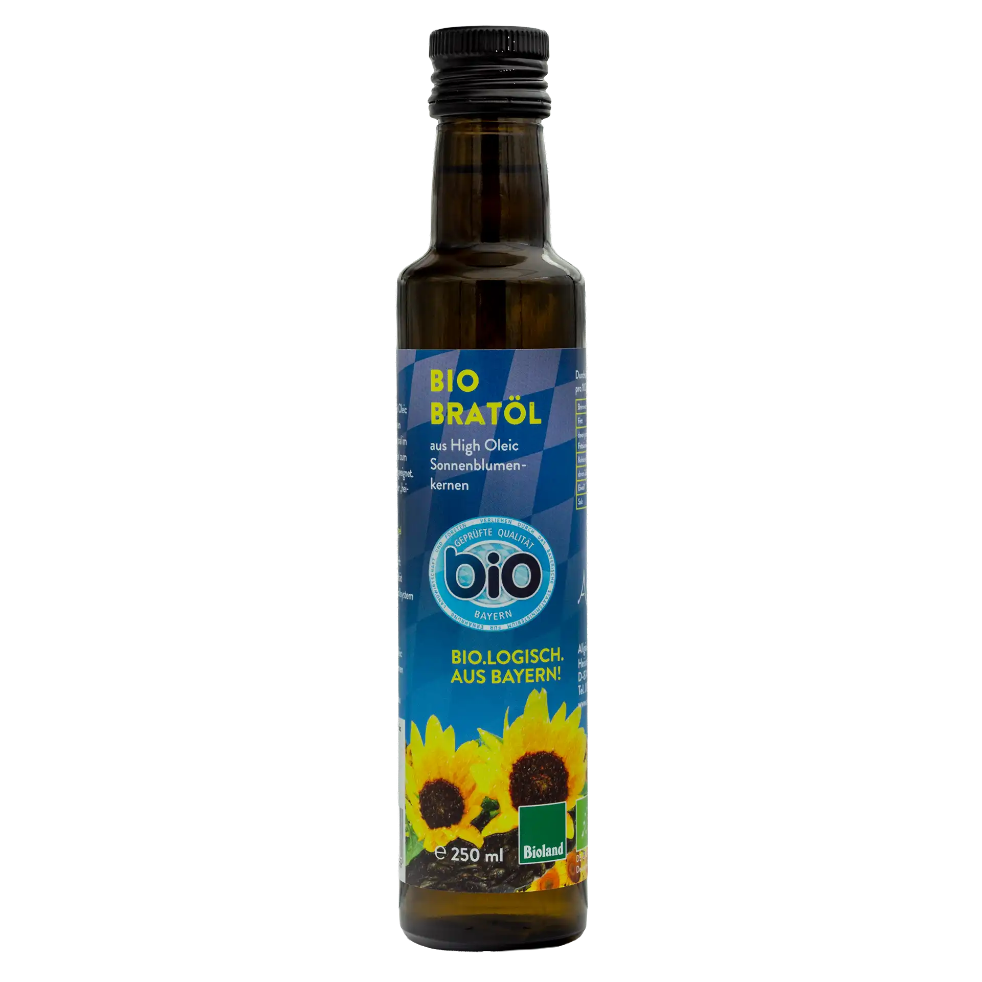 Allgäuer Ölmühle Bayern Bio Bratöl 250 ml Flasche