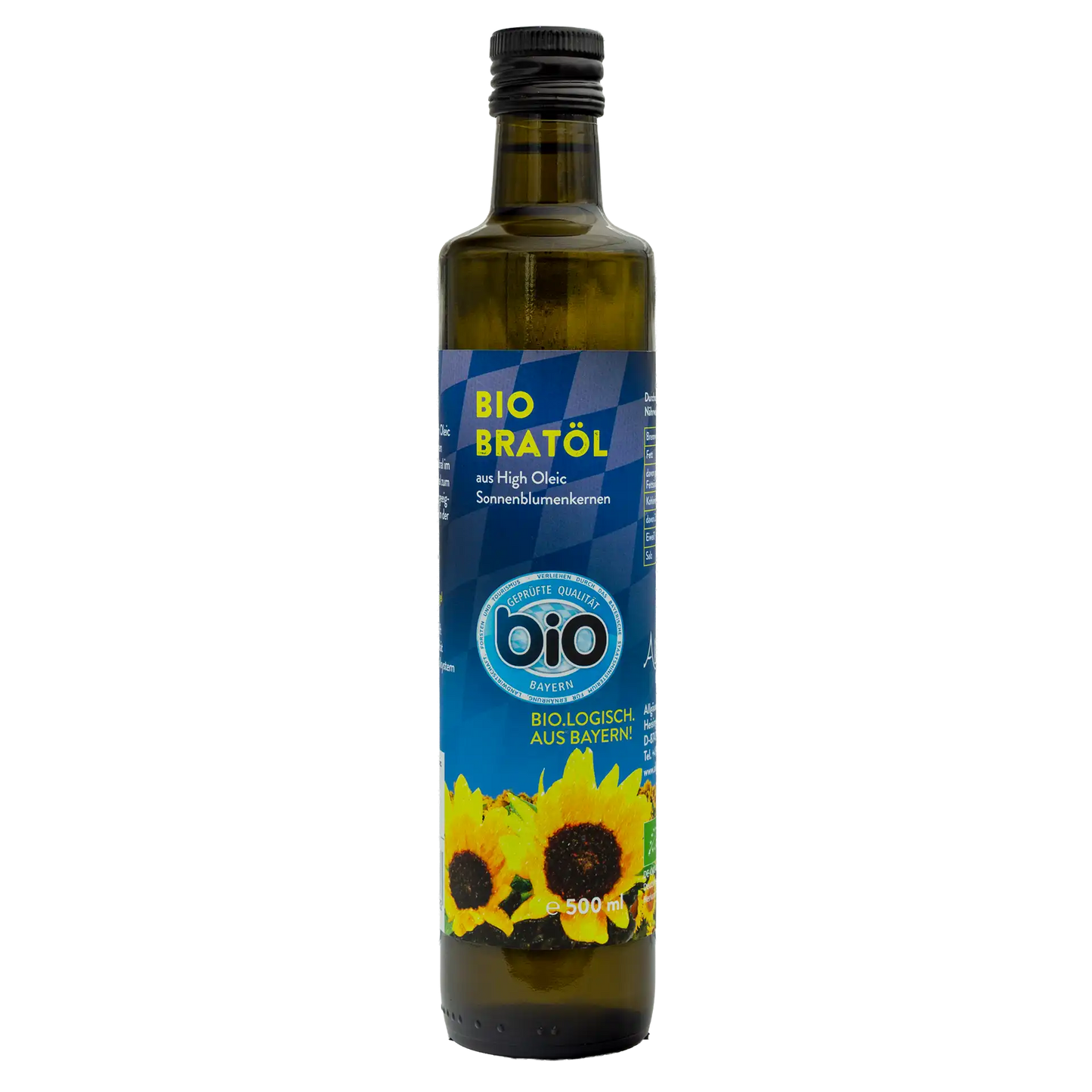 Allgäuer Ölmühle Bayern Bio Bratöl 500 ml Flasche