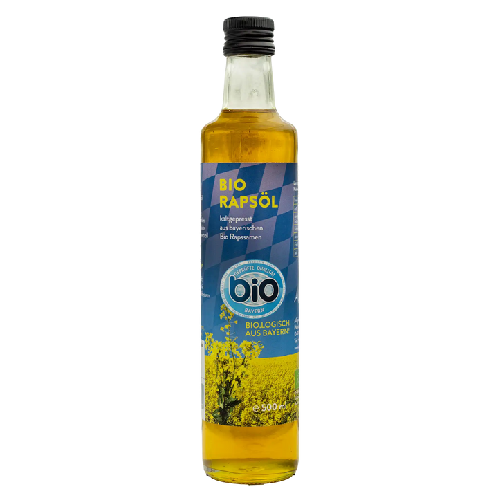 Allgäuer Ölmühle Bayern Bio Rapsöl 500 ml Flasche