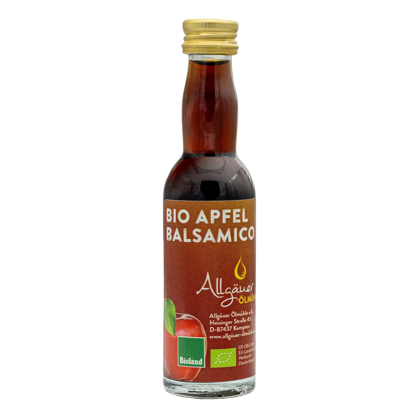 Allgäuer Ölmühle Bio Apfel Balsamico 40 ml Flasche