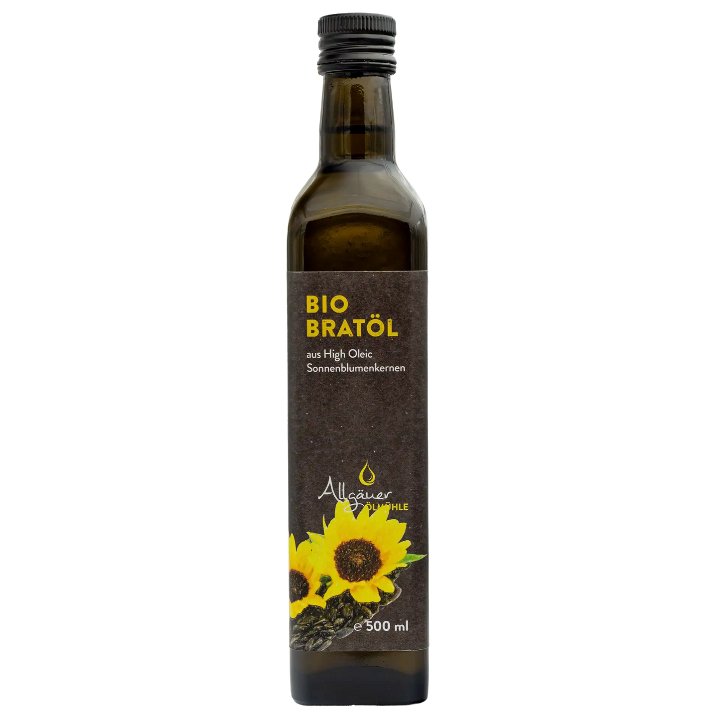 Allgäuer Ölmühle Bio Bratöl 500 ml Flasche