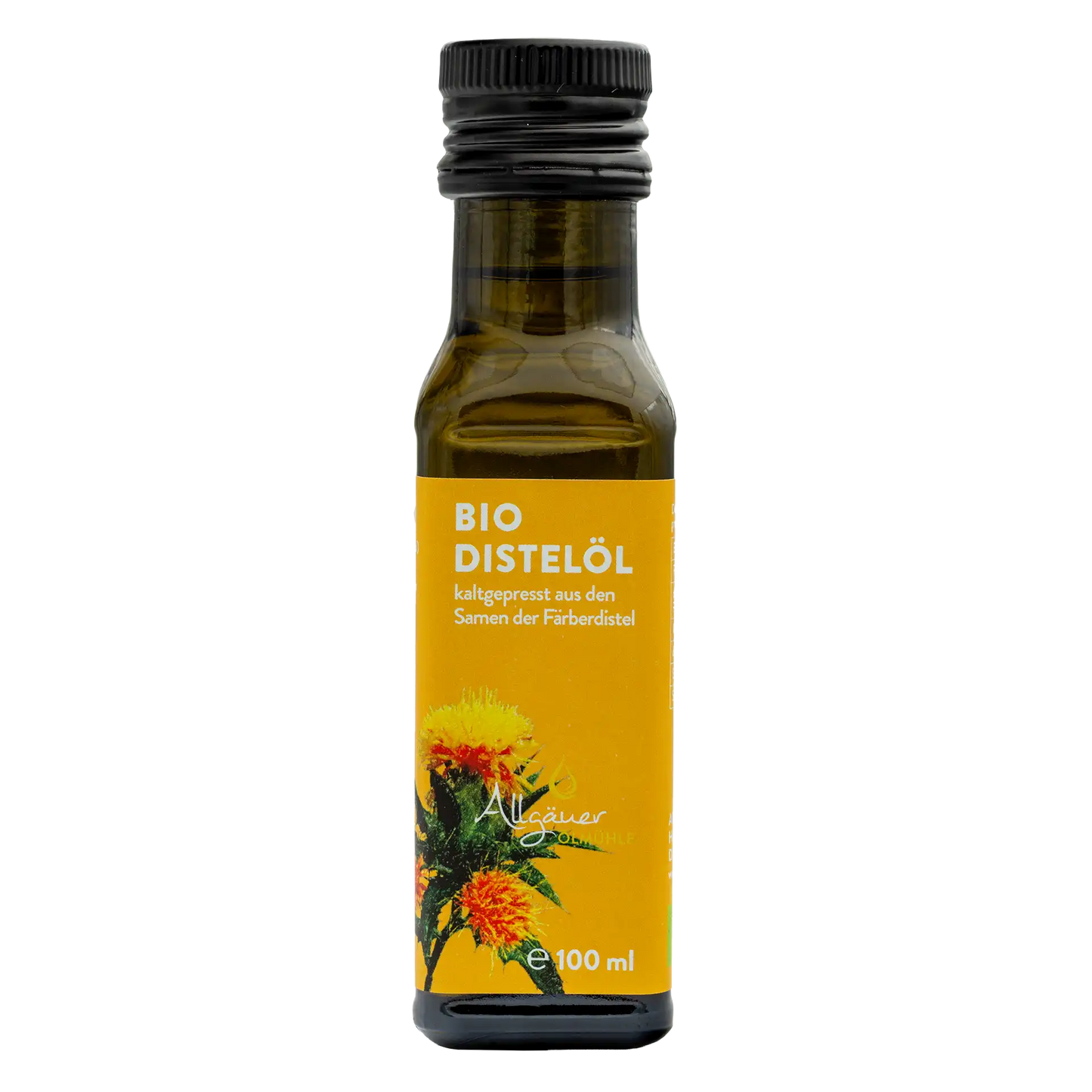 Allgäuer Ölmühle Bio Distelöl 100 ml Flasche