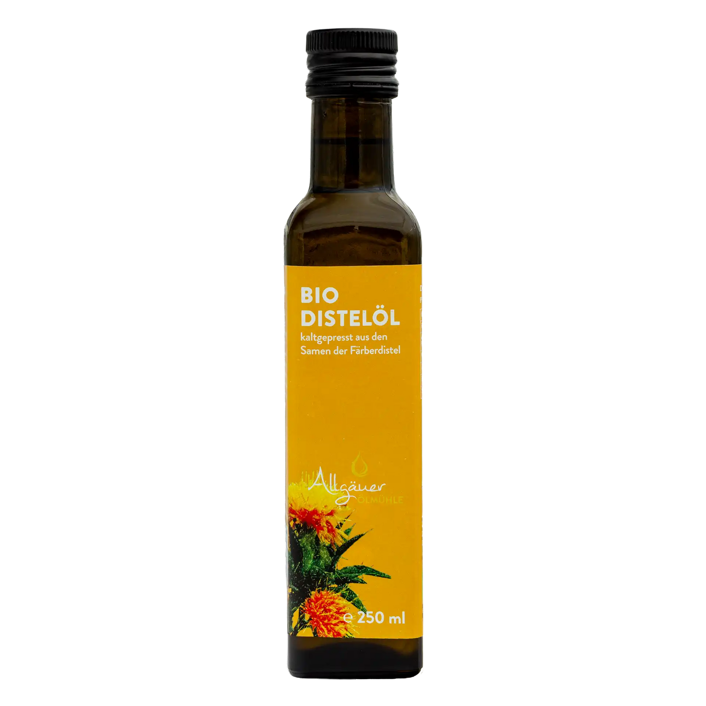 Allgäuer Ölmühle Bio Distelöl 250 ml Flasche