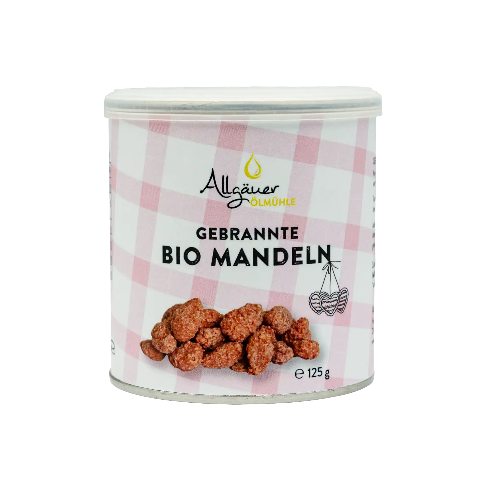 Allgäuer Ölmühle Bio gebrannte Mandeln 125 g Dose