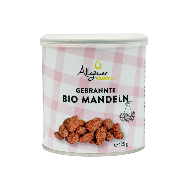 Allgäuer Ölmühle Bio gebrannte Mandeln 125 g Dose