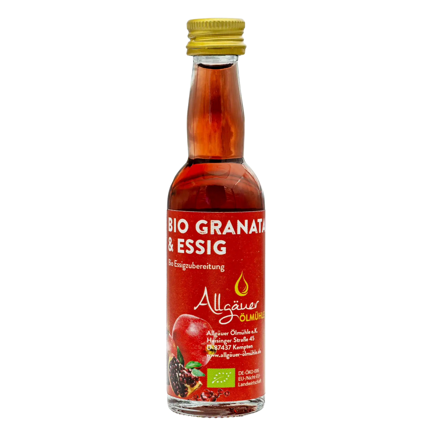 Allgäuer Ölmühle Bio Granatapfel & Essig 40 ml Flasche