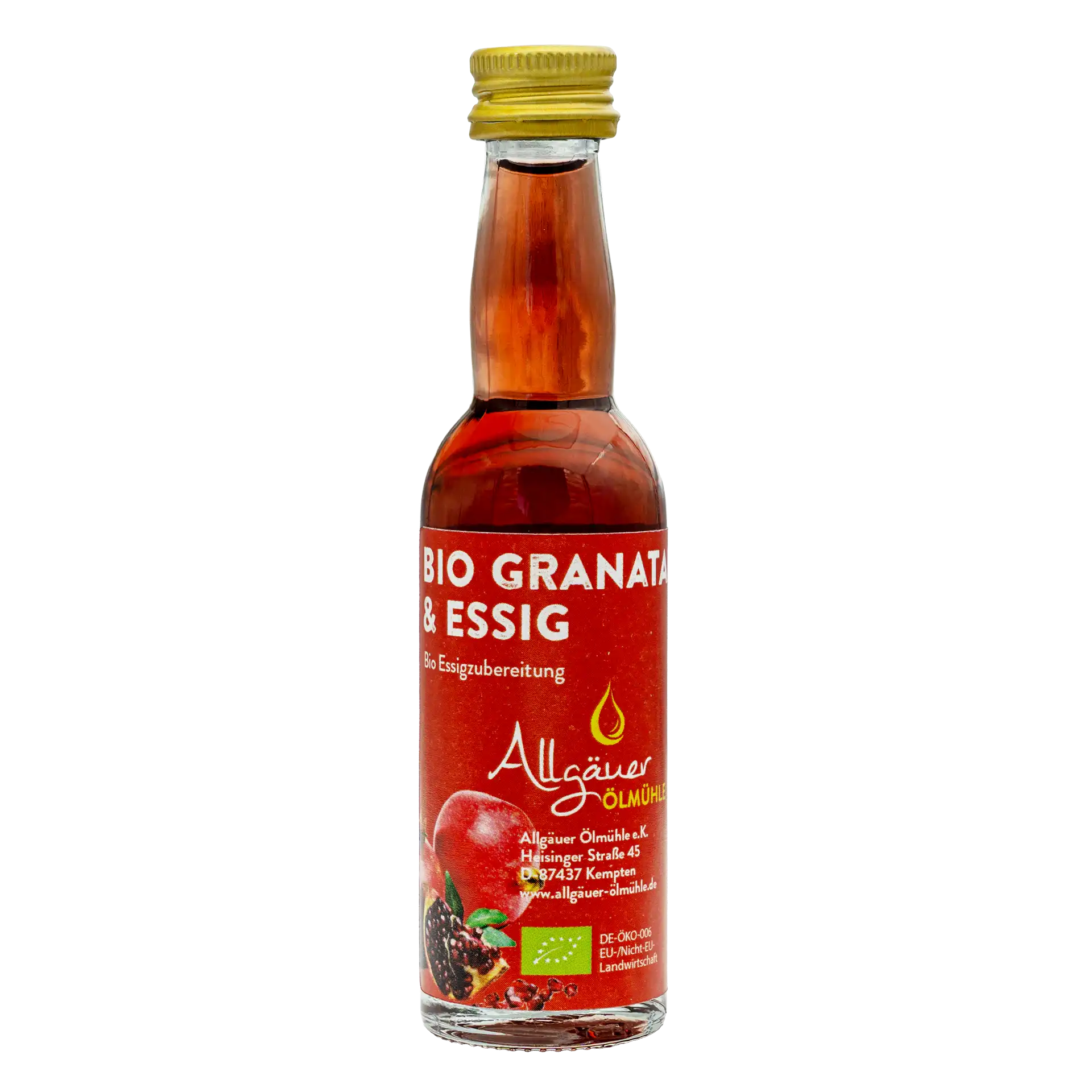 Allgäuer Ölmühle Bio Granatapfel & Essig 40 ml Flasche