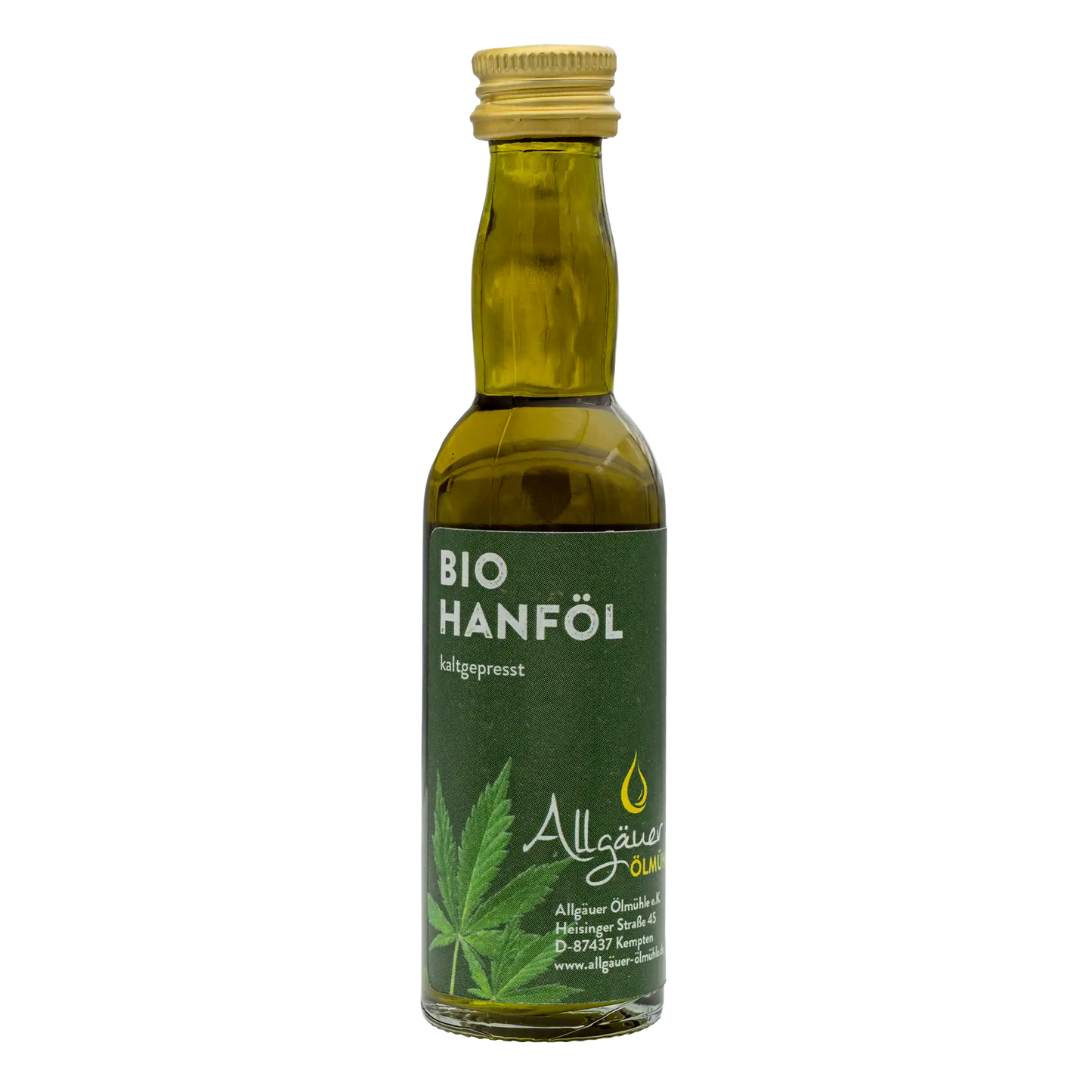 Allgäuer Ölmühle Bio Hanföl 40 ml Flasche