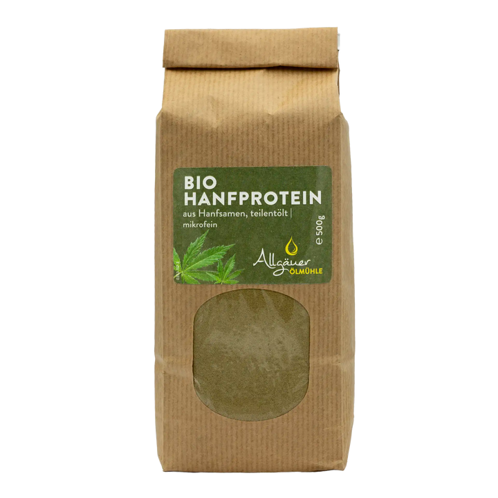 Allgäuer Ölmühle Bio Hanfprotein 500 g Beutel