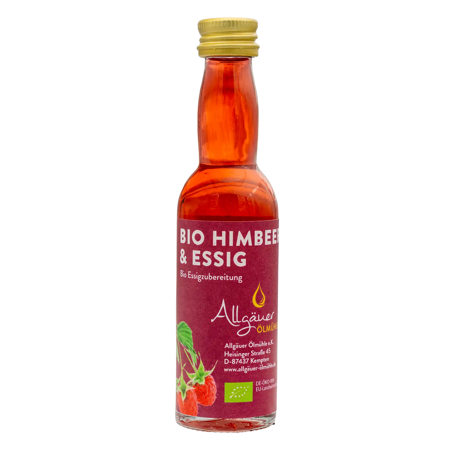 Allgäuer Ölmühle Bio Himbeer & Essig 40 ml Flasche