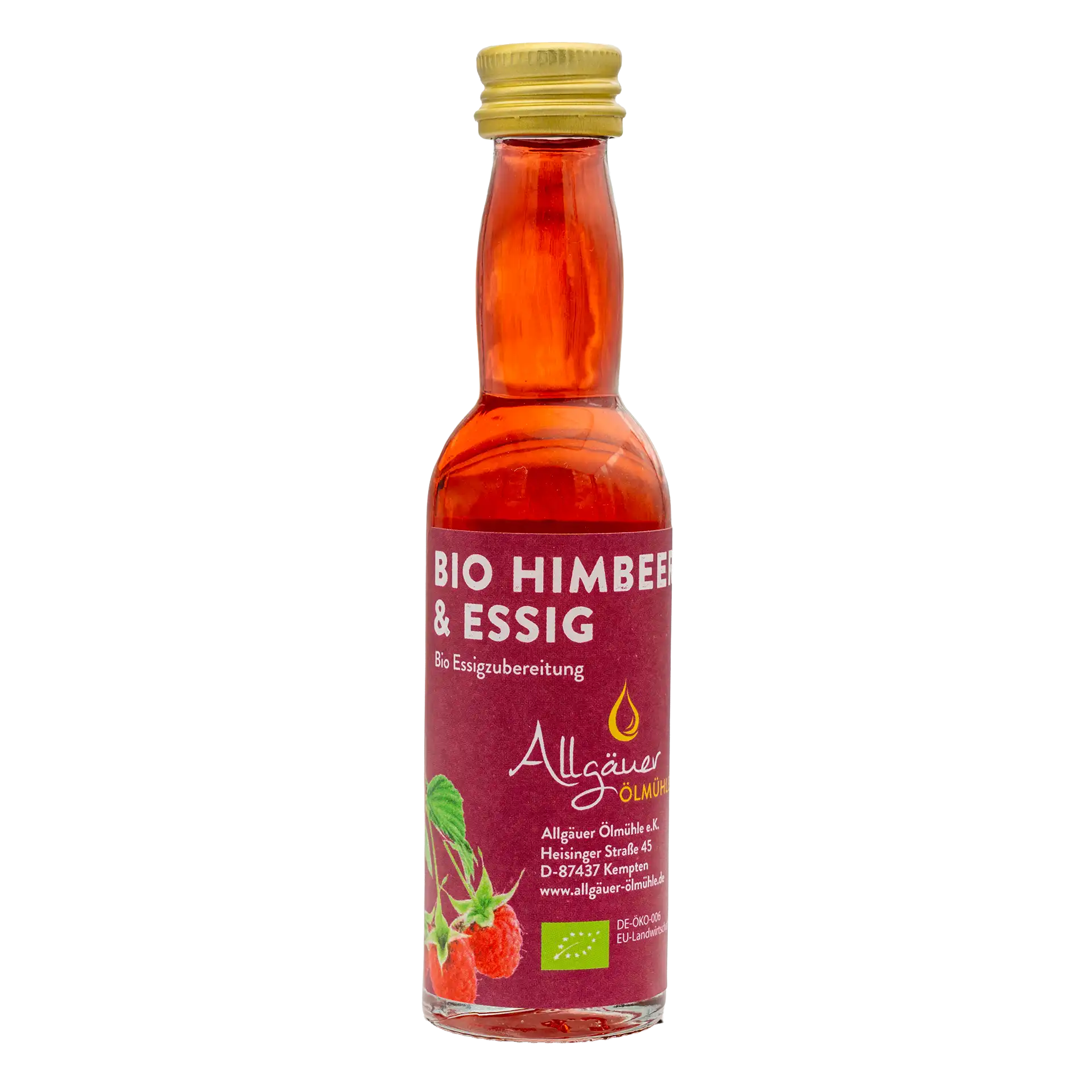 Allgäuer Ölmühle Bio Himbeer & Essig 40 ml Flasche