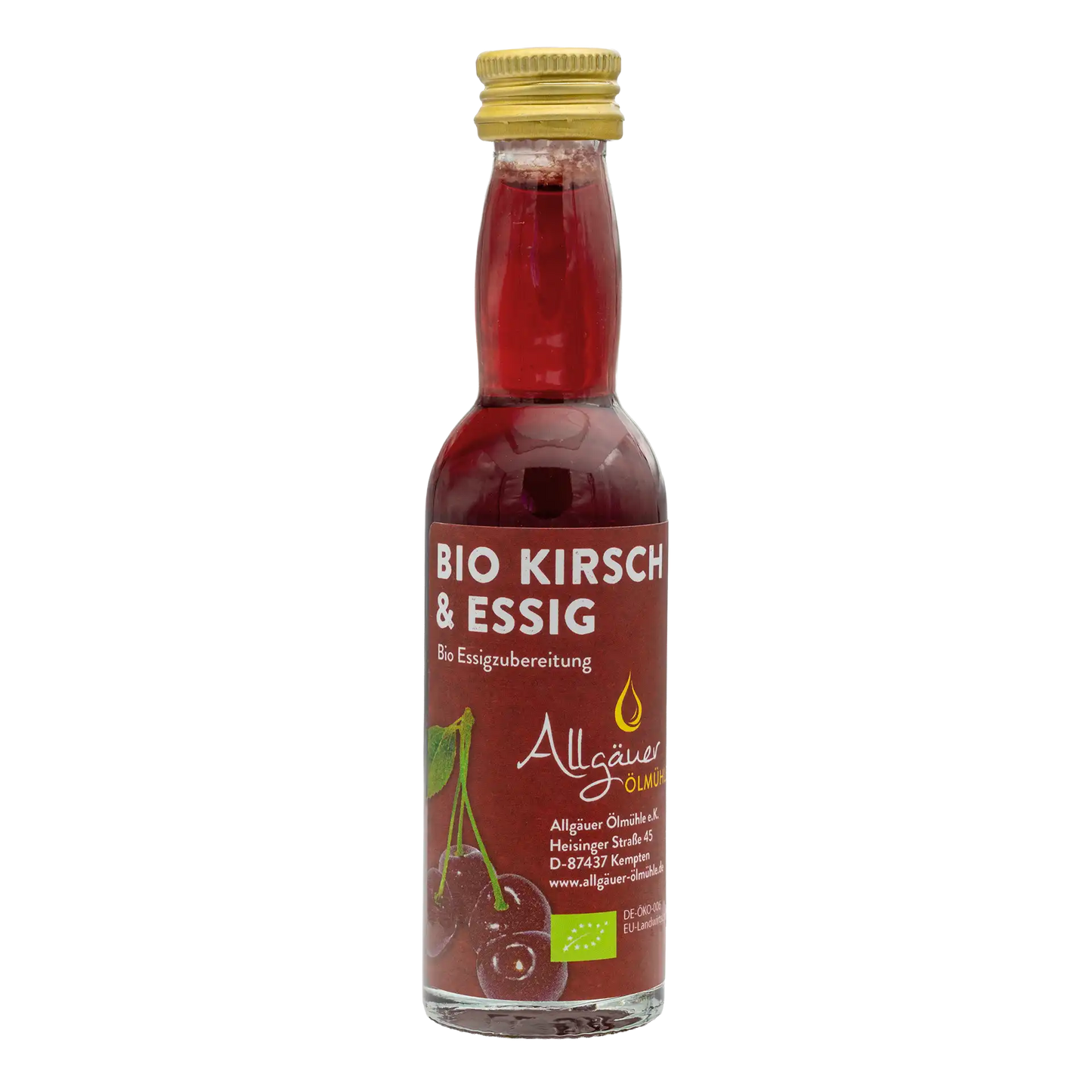 Allgäuer Ölmühle Bio Kirsch & Essig 40 ml Flasche