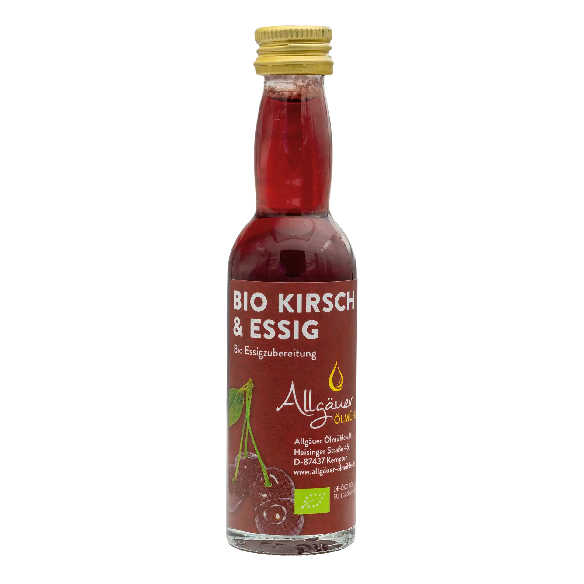 Allgäuer Ölmühle Bio Kirsch & Essig 40 ml Flasche
