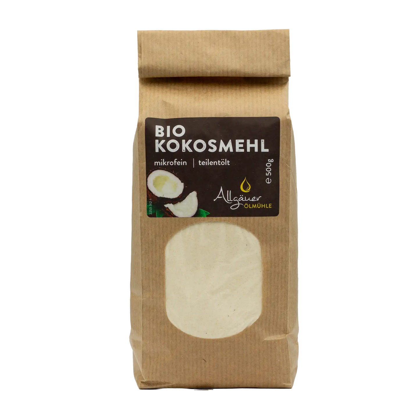 Allgäuer Ölmühle Bio Kokosmehl 500 g Beutel