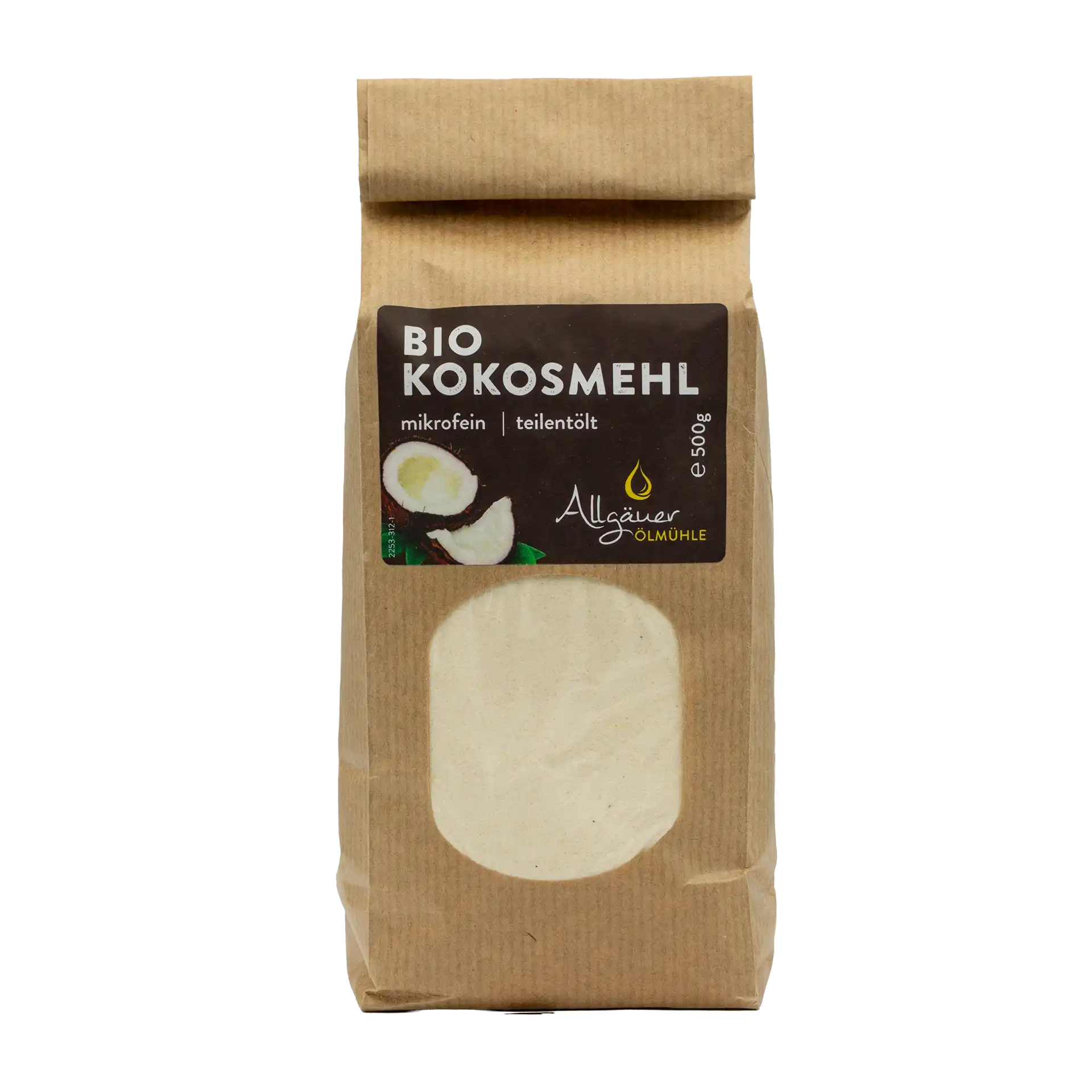 Allgäuer Ölmühle Bio Kokosmehl 500 g Beutel