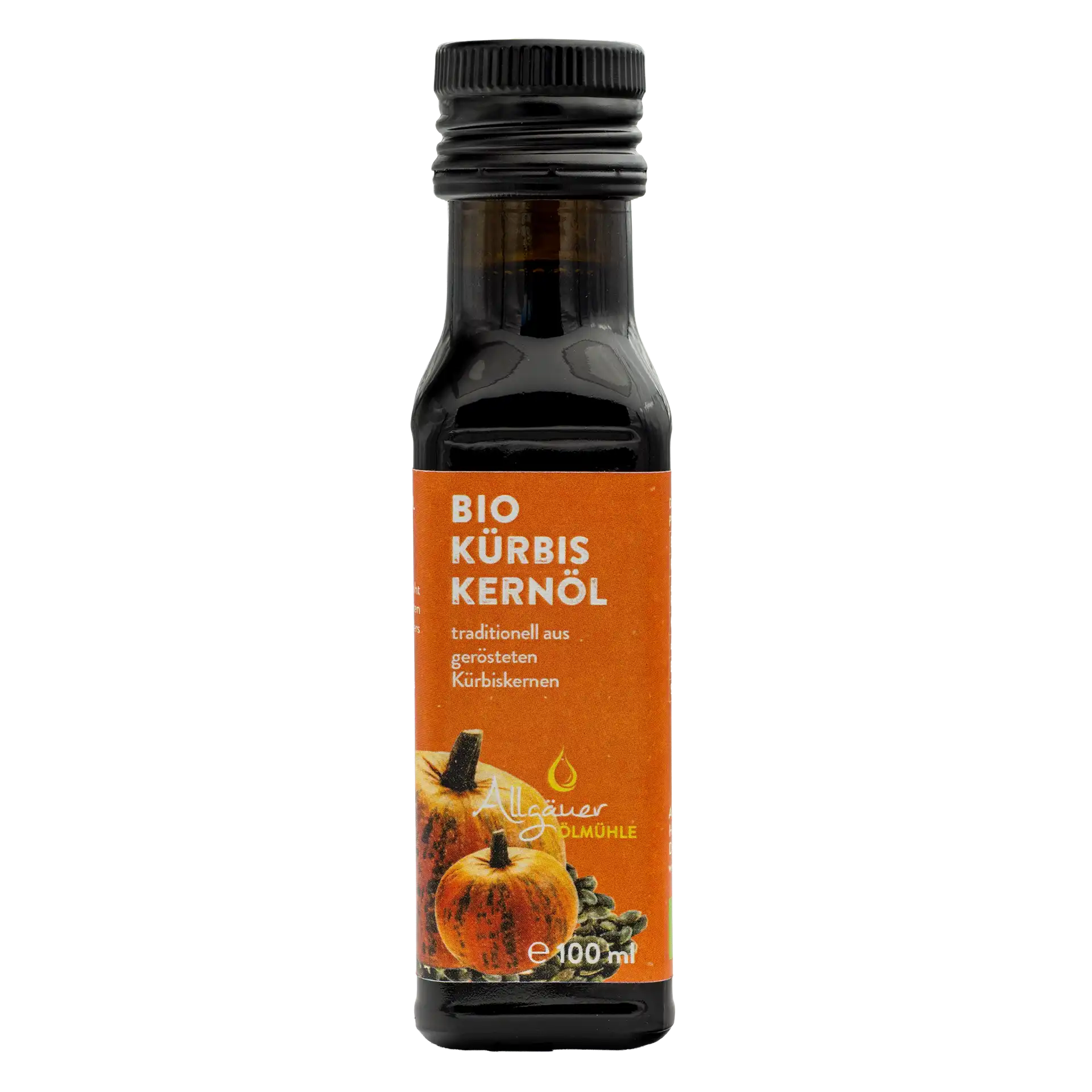 Allgäuer Ölmühle Bio Kürbiskernöl geröstet 100 ml Flasche