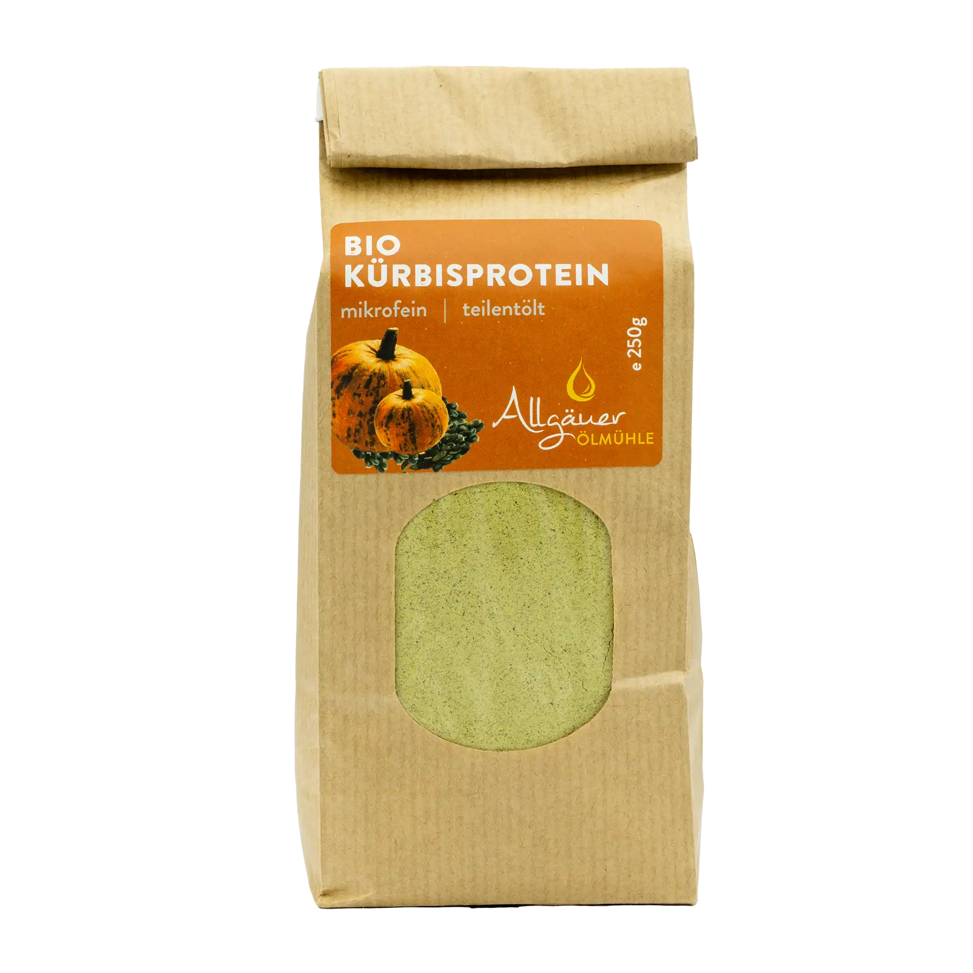 Allgäuer Ölmühle Bio Kürbisprotein 250 g Beutel