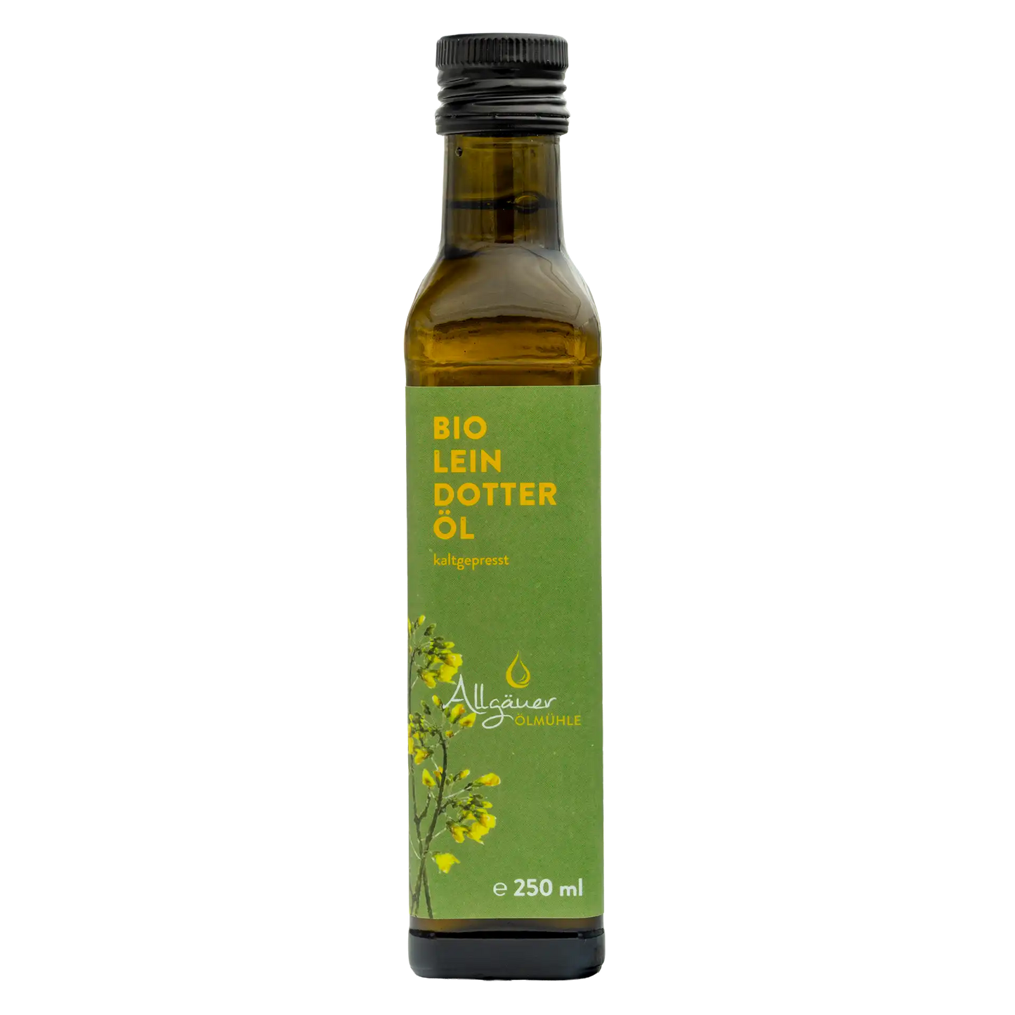 Allgäuer Ölmühle Bio Leindotteröl 250 ml Flasche