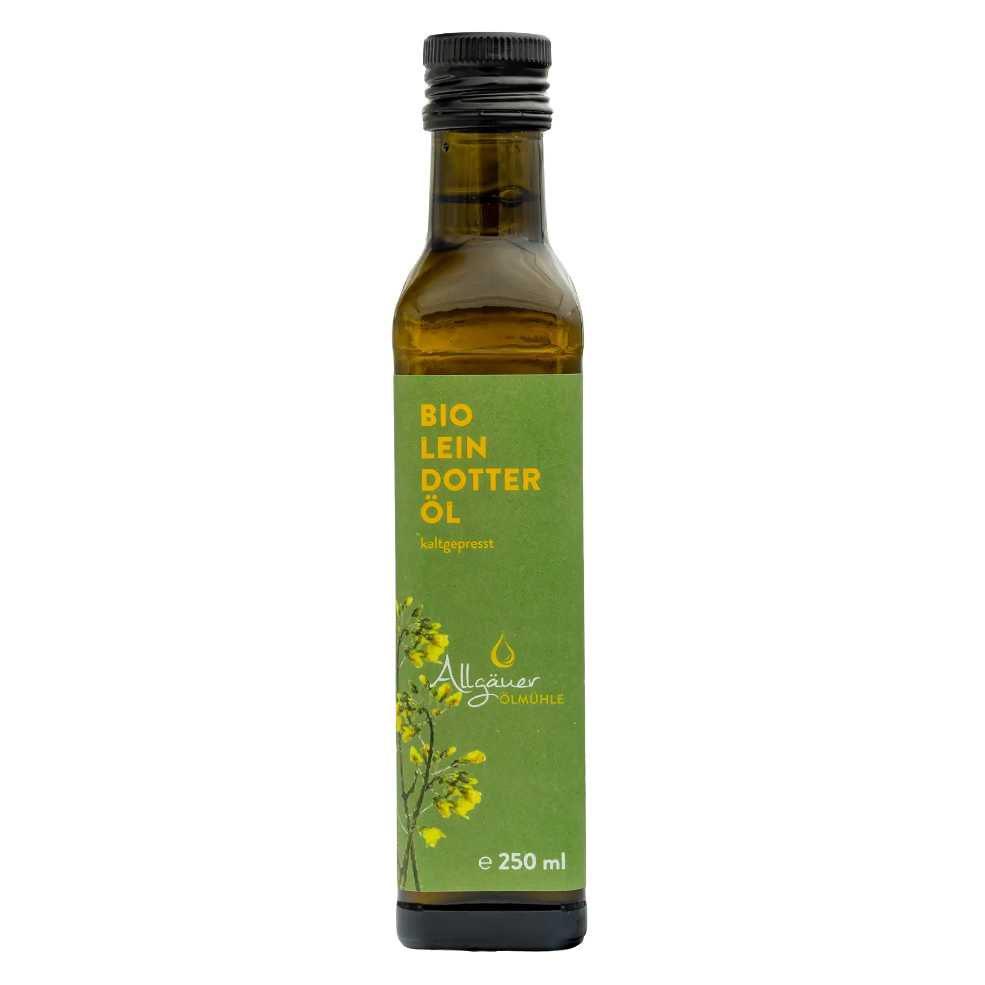 Allgäuer Ölmühle Bio Leindotteröl 250 ml Flasche