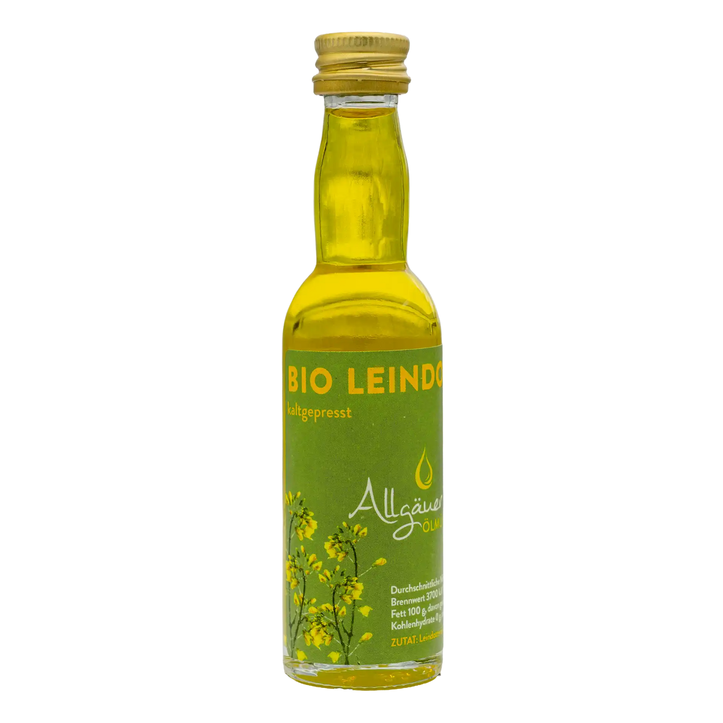 Allgäuer Ölmühle Bio Leindotteröl 40 ml Flasche