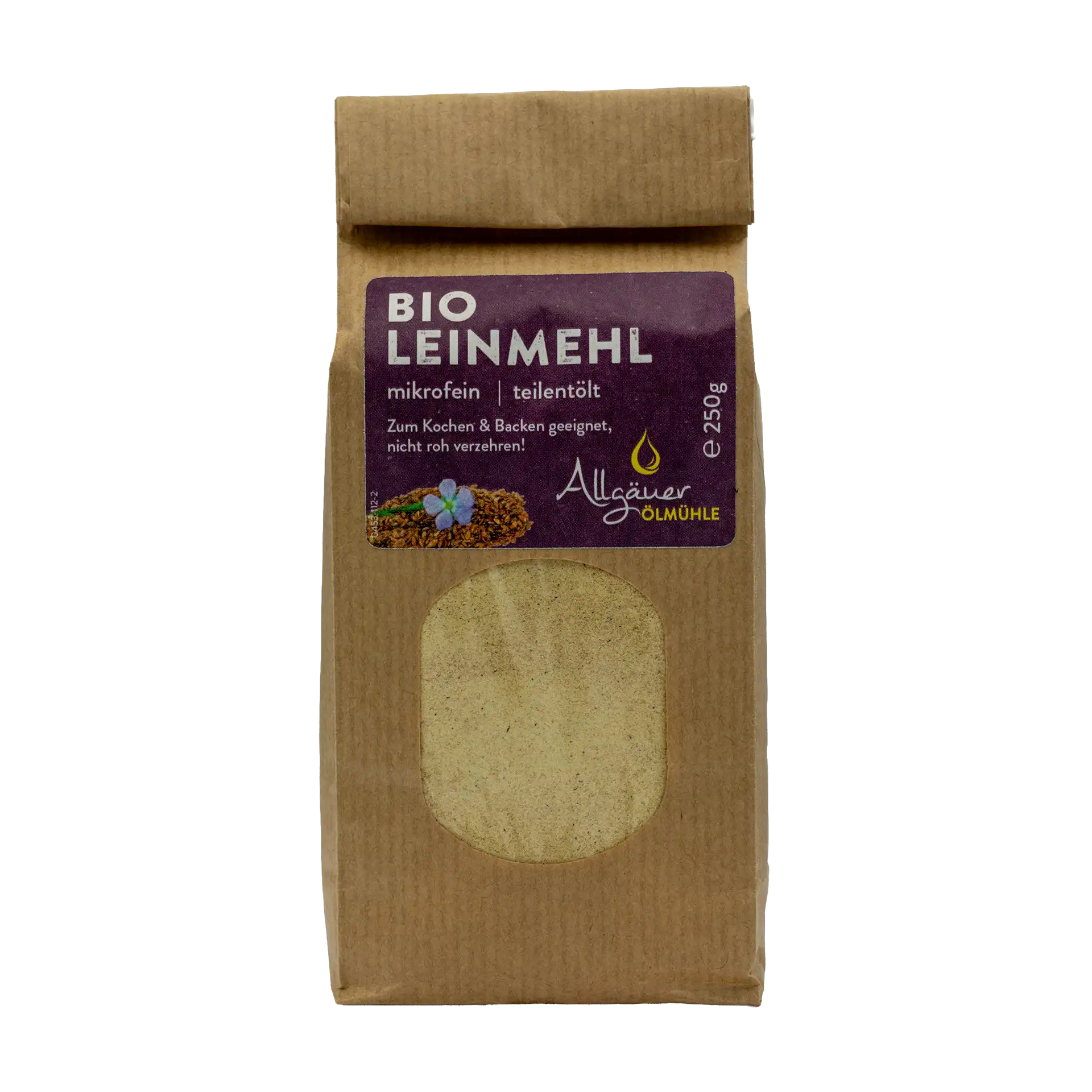 Allgäuer Ölmühle Bio Leinmehl 250 g Beutel