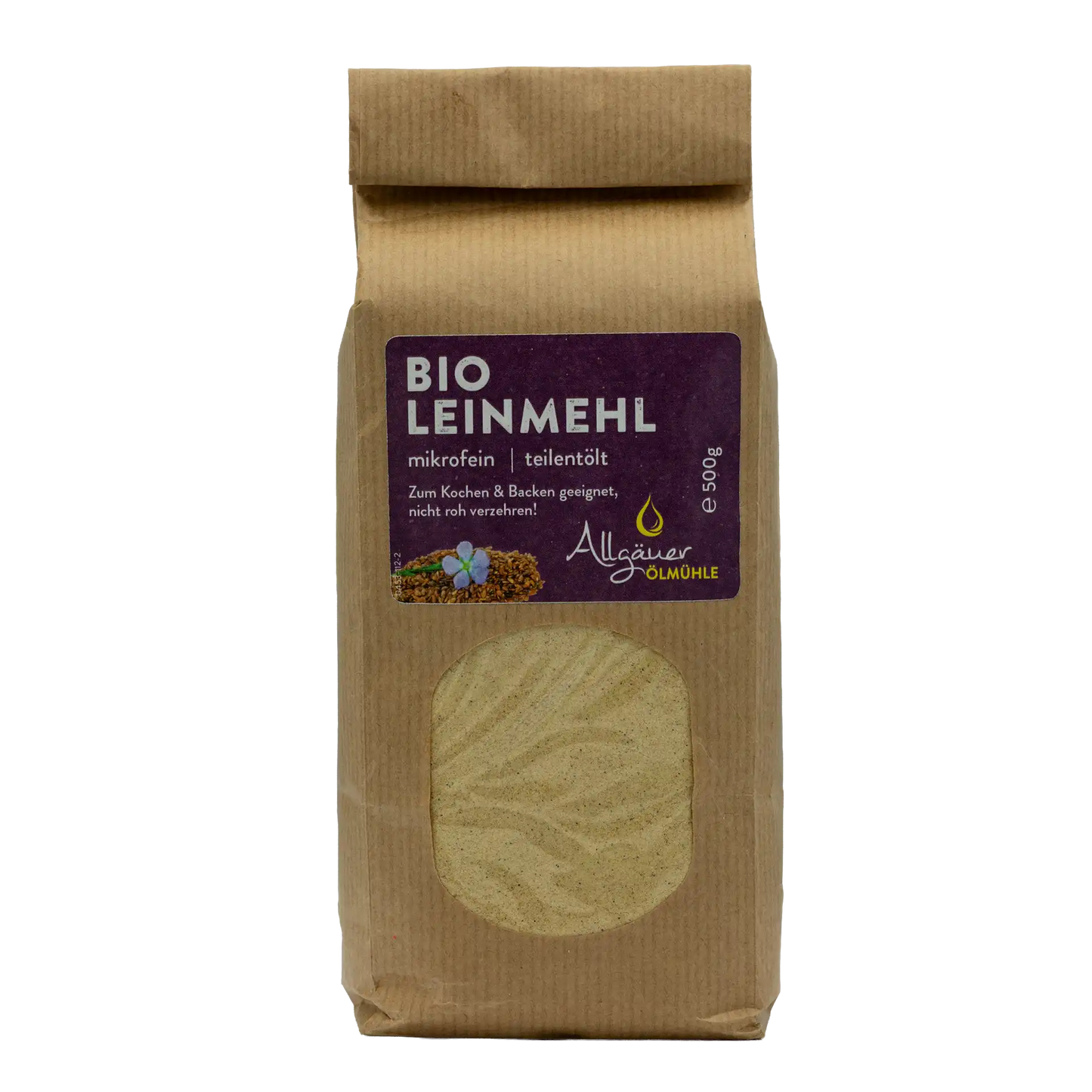 Allgäuer Ölmühle Bio Leinmehl 500 g Beutel