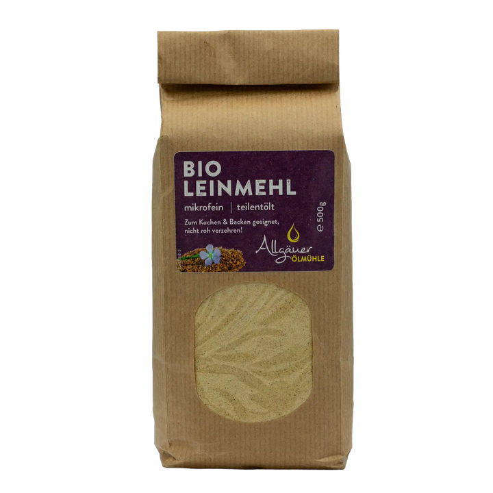 Allgäuer Ölmühle Bio Leinmehl 500 g Beutel