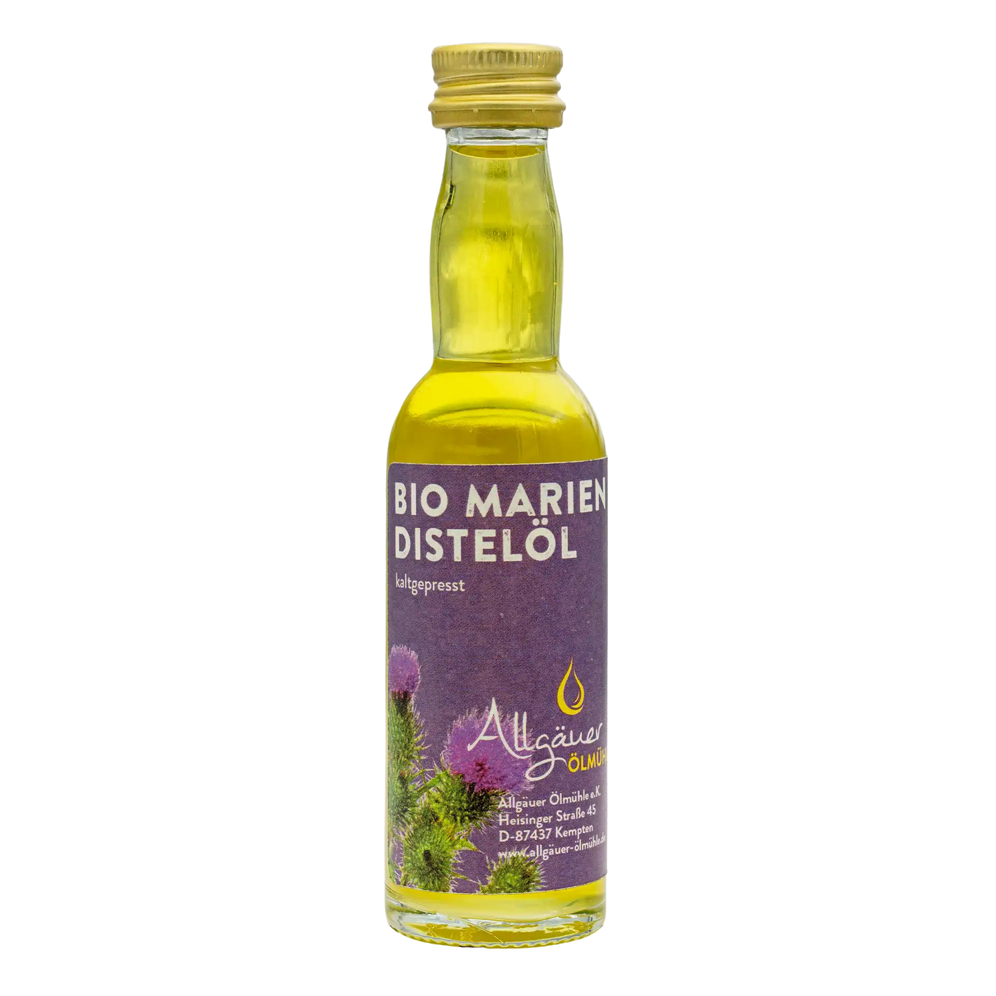 Allgäuer Ölmühle Bio Mariendistelöl 40 ml Flasche