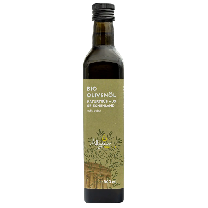 Allgäuer Ölmühle Bio Olivenöl Griechenland 500 ml Flasche