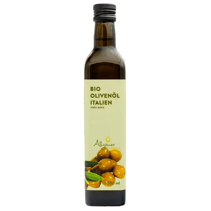 Allgäuer Ölmühle Bio Olivenöl Italien 500 ml Flasche