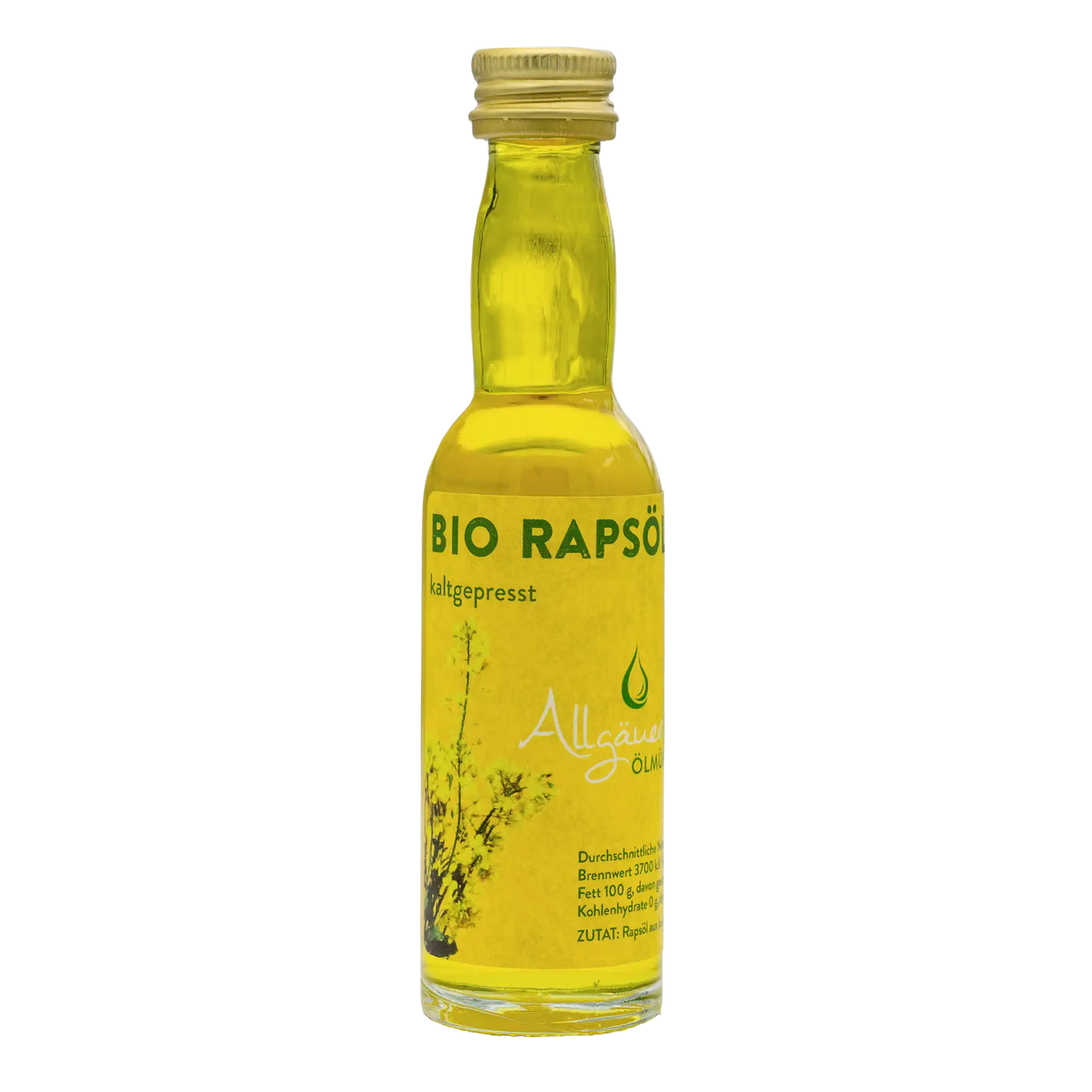 Allgäuer Ölmühle Bio Rapsöl 40 ml Flasche