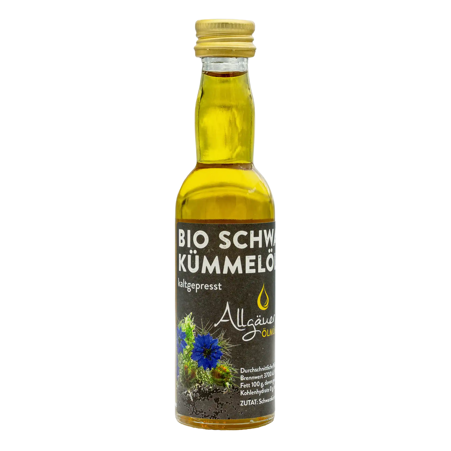 Allgäuer Ölmühle Bio Schwarzkümmelöl 40 ml Flasche