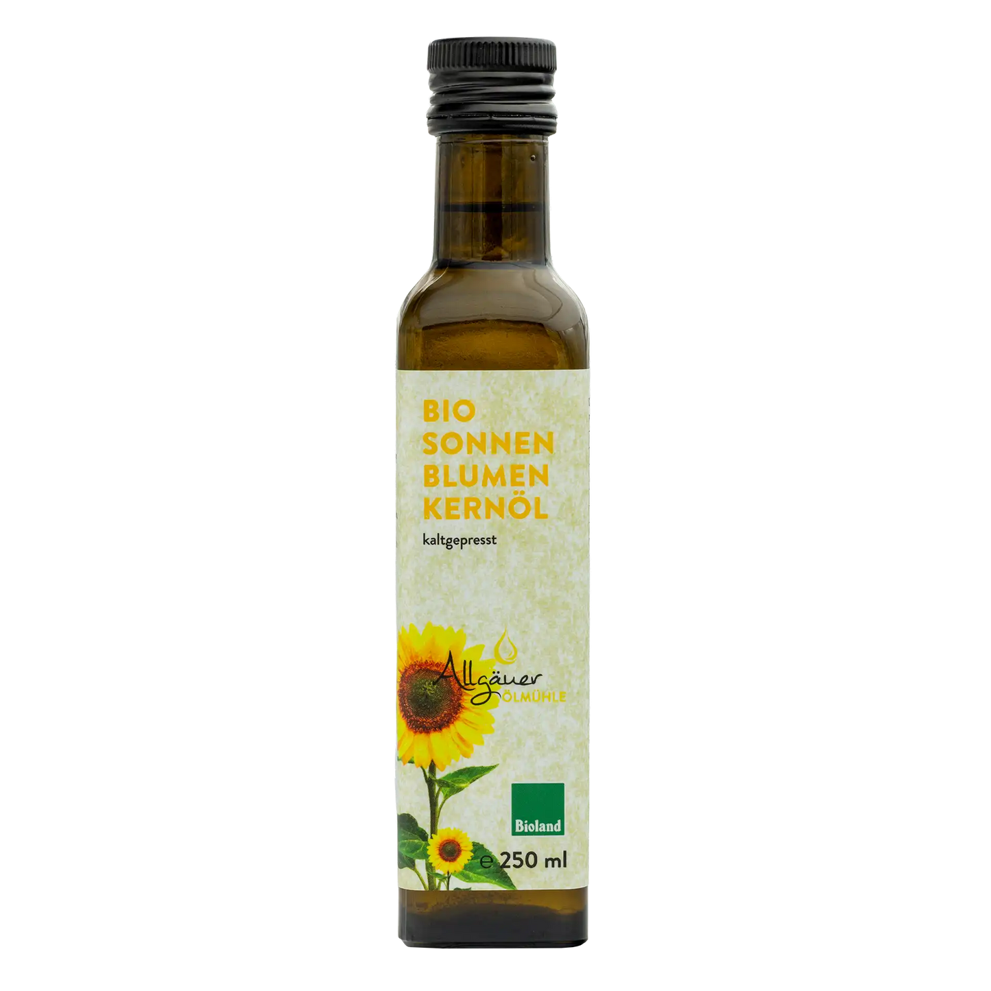 Allgäuer Ölmühle Bio Sonnenblumenöl 250 ml Flasche