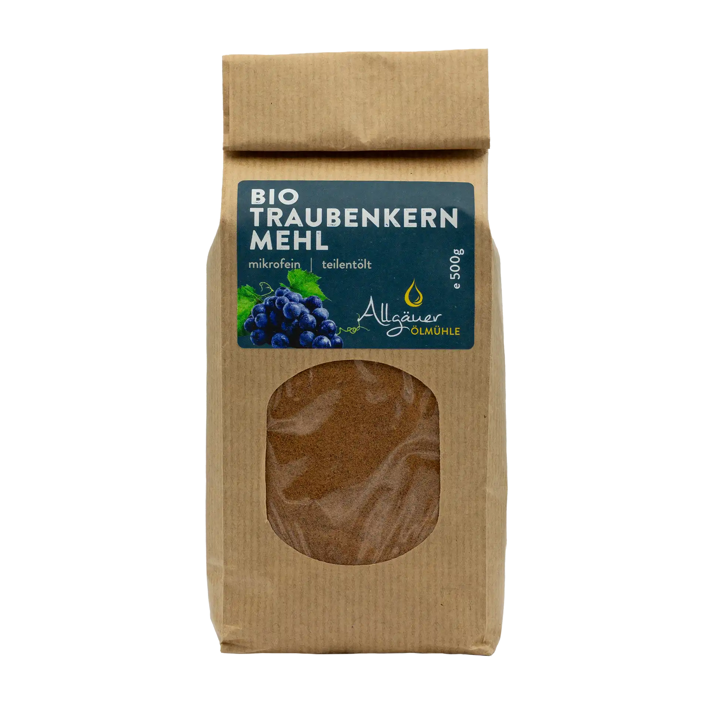 Allgäuer Ölmühle Bio Traubenkernmehl 500 g Beutel