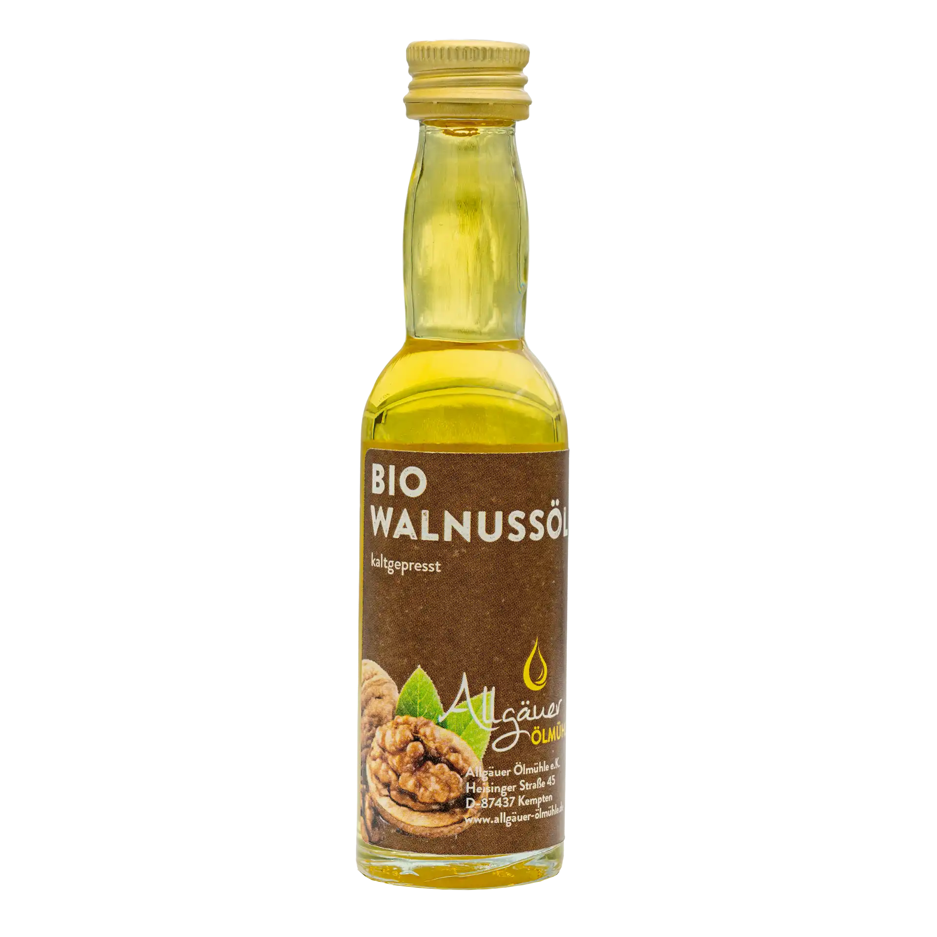 Allgäuer Ölmühle Bio Walnussöl 40 ml Flasche