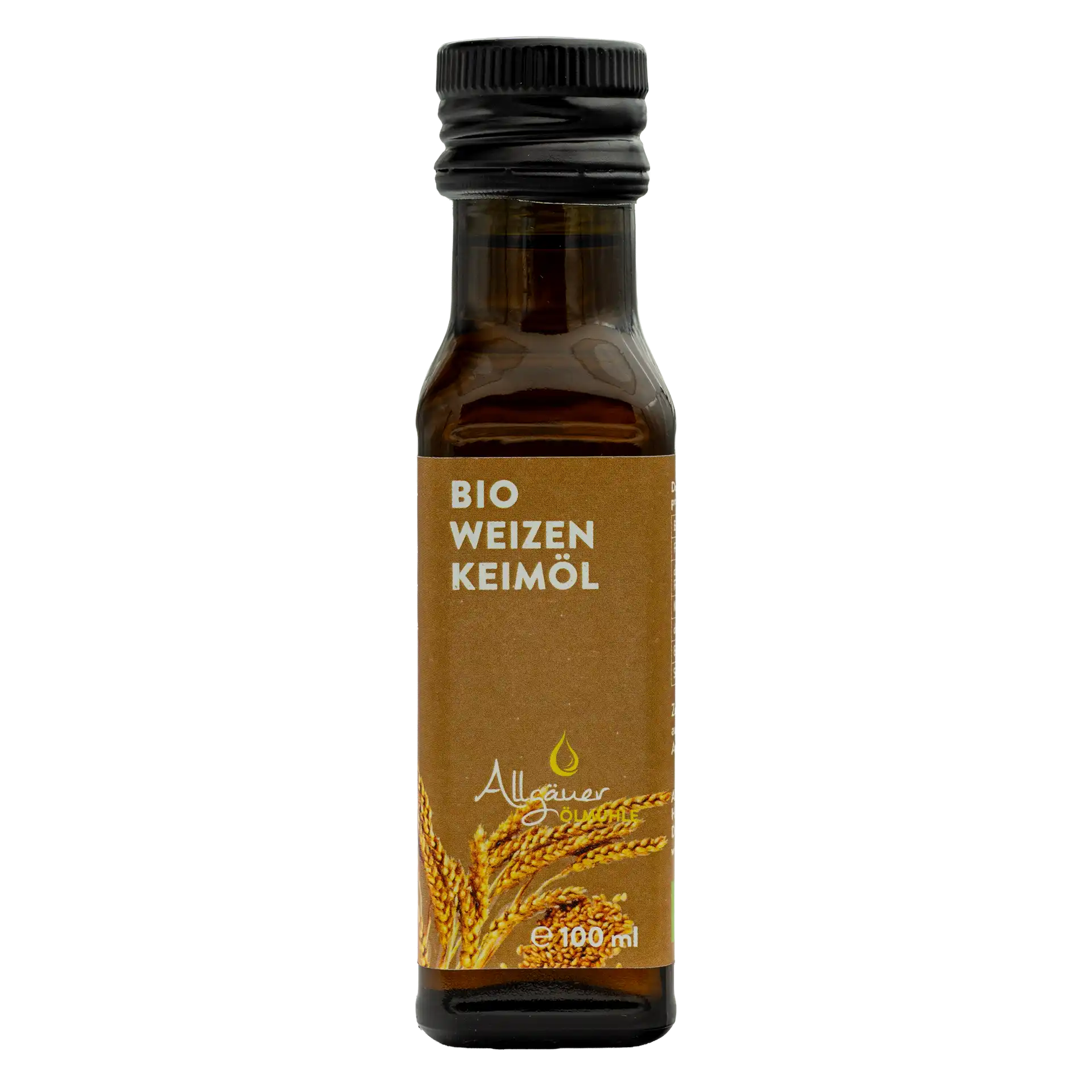 Allgäuer Ölmühle Bio Weizenkeimöl 100 ml Flasche