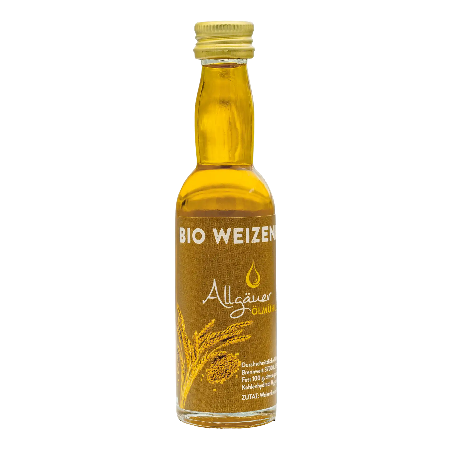 Allgäuer Ölmühle Bio Weizenkeimöl 40 ml Flasche