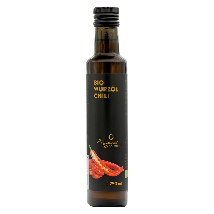 Allgäuer Ölmühle Bio Würzöl Chili 250 ml Flasche