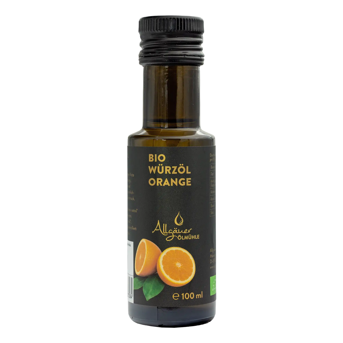 Allgäuer Ölmühle Bio Würzöl Orange 100 ml Flasche