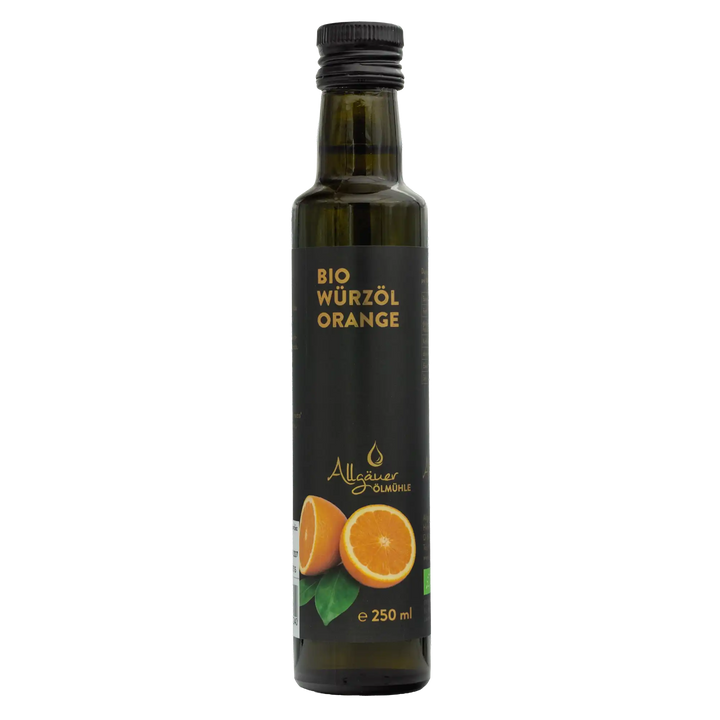 Allgäuer Ölmühle Bio Würzöl Orange 250 ml Flasche