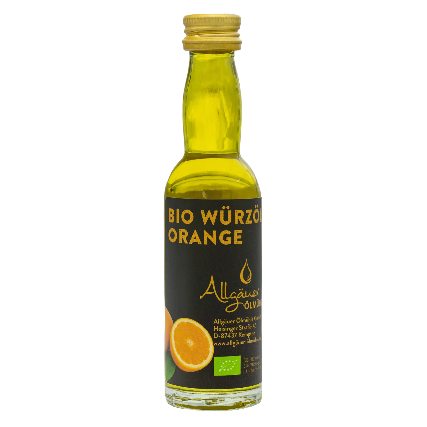 Allgäuer Ölmühle Bio Würzöl Orange 40 ml Flasche