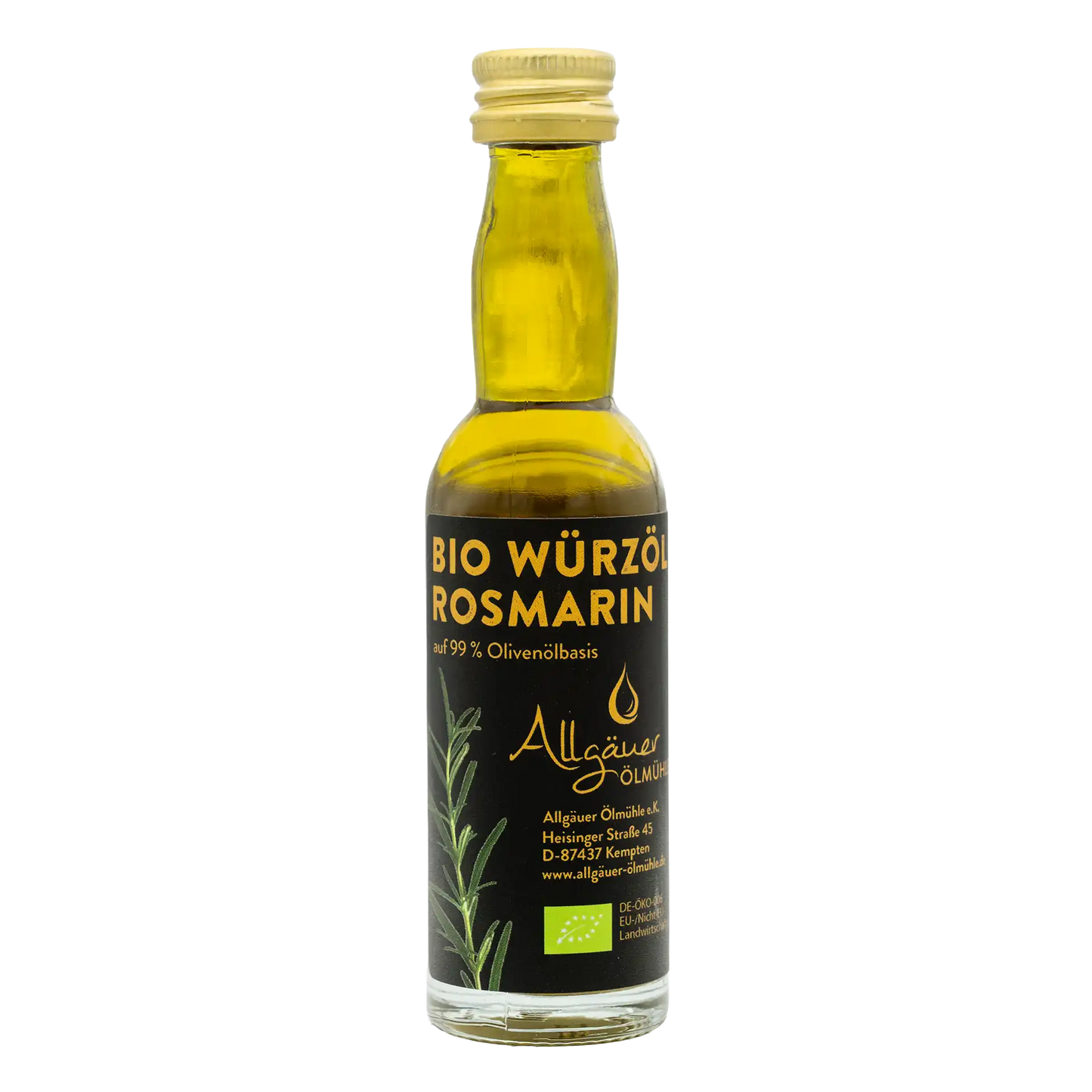 Allgäuer Ölmühle Bio Würzöl Rosmarin 40 ml Flasche
