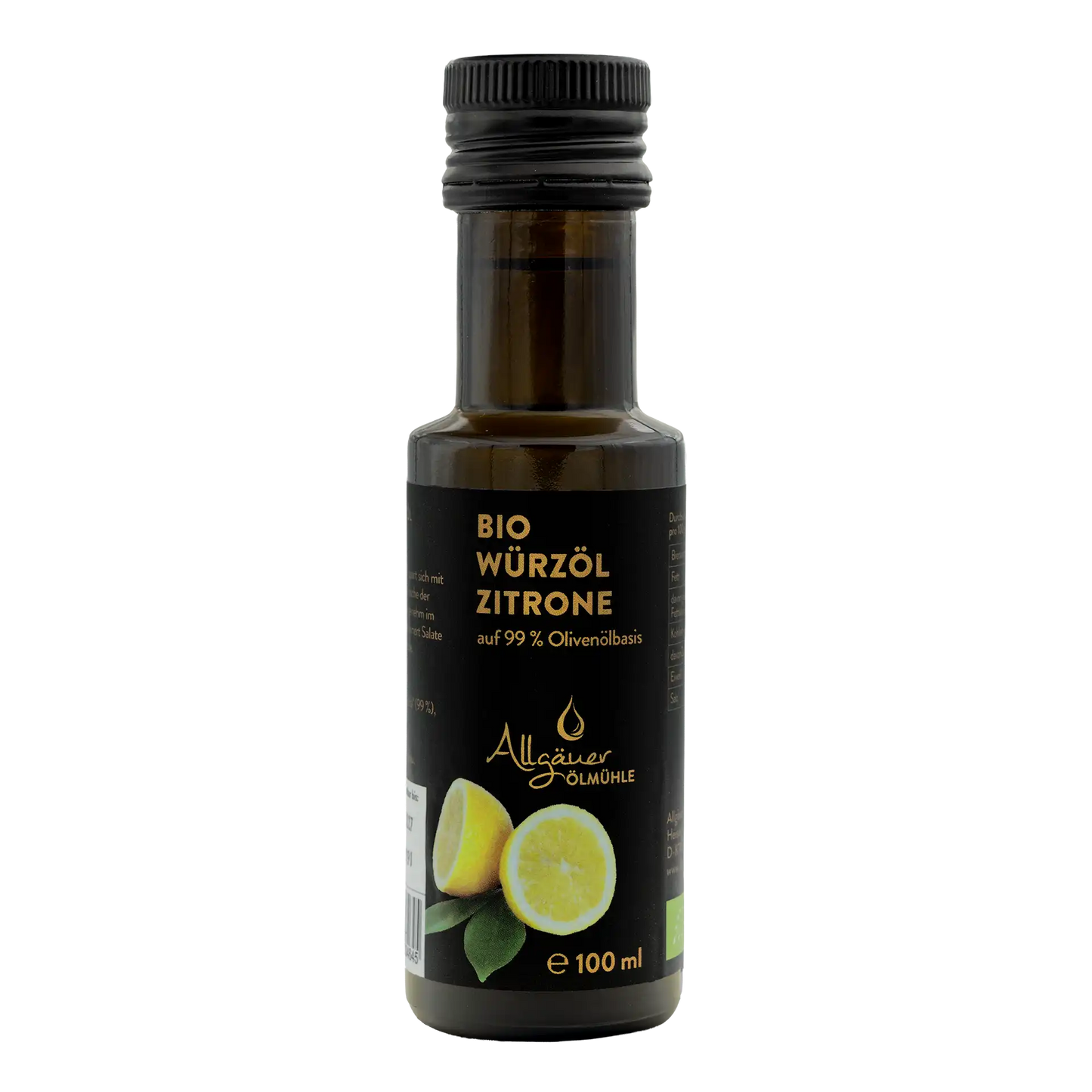 Allgäuer Ölmühle Bio Würzöl Zitrone 100 ml Flasche