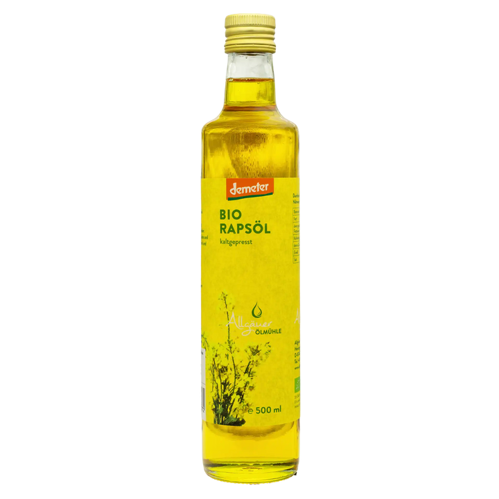 Allgäuer Ölmühle Demeter Rapsöl 500 ml Flasche